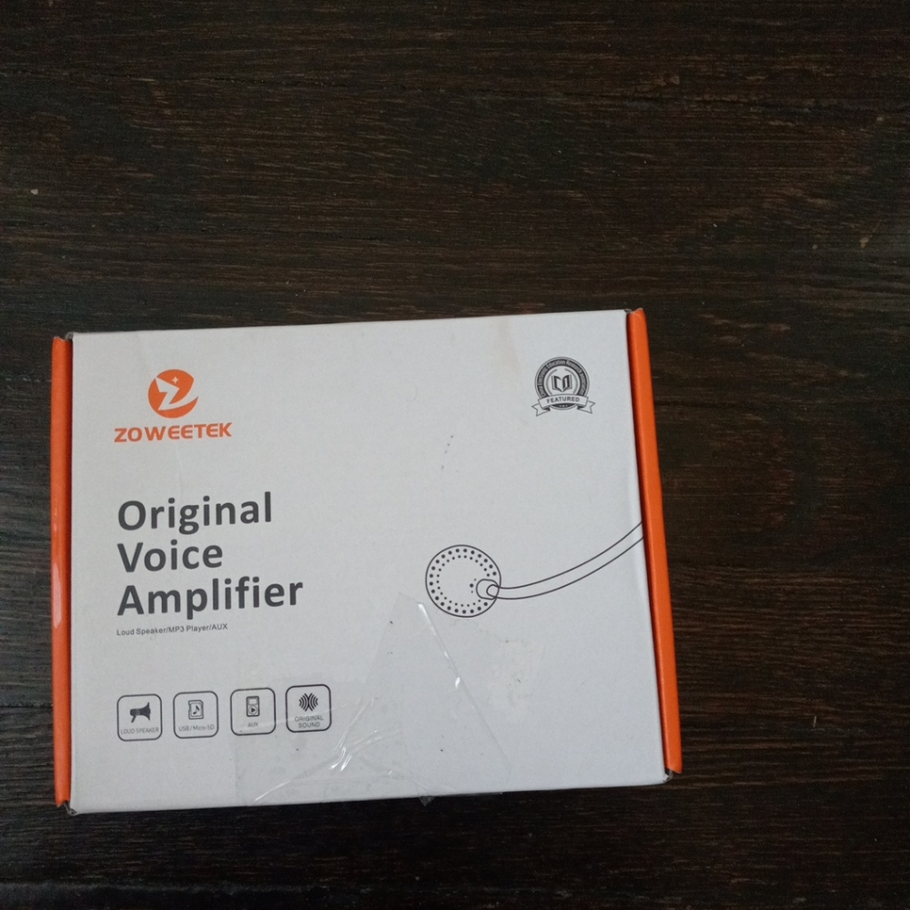 ZOWEETEK Original Voice Amplifier Loud Speaker MP3 Player Aux Open Box